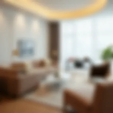 Sophisticated Room Layout Ideas Elegant room layout showcasing modern furniture