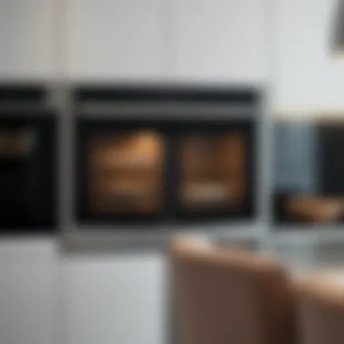 The Elegance of Built-in Ovens Sleek integrated oven with modern aesthetics