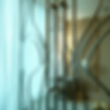 Intricate Details of Mirrored Wardrobe Doors Close-up view of the intricate design of mirrored wardrobe doors