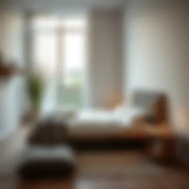 A serene sleeping environment featuring the Bambi bed