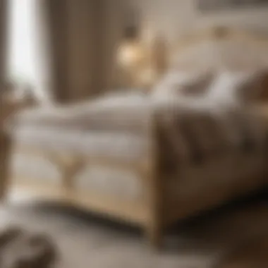 Detailed view of Bambi bed features and materials