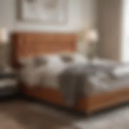 Elegant single bed from Bambi collection