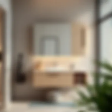 Modern Bathroom Wall Cabinet Elegant bathroom wall cabinet showcasing modern design