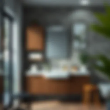 Functional Wall-Mounted Bathroom Cabinet Functional wall-mounted bathroom cabinet with aesthetic appeal