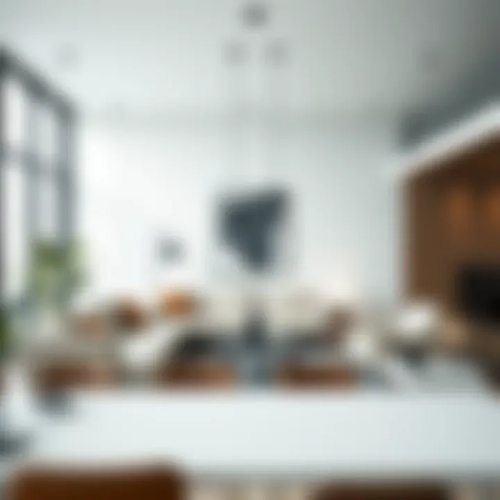 A modern interior inspired by Bauhaus design principles