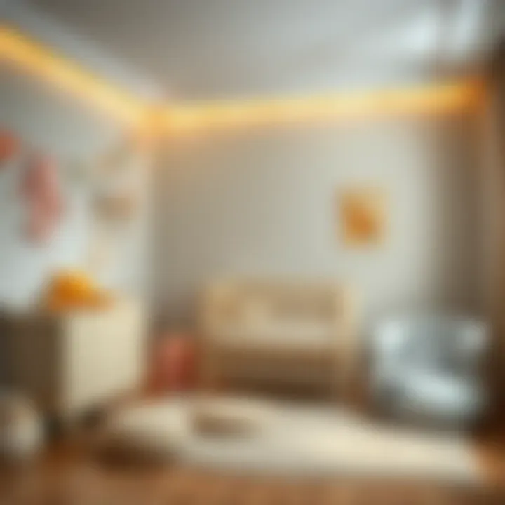 Well-Designed Nursery Space Spacious nursery with crib dimensions