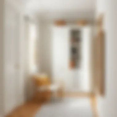 Creating Cheerful Spaces White wardrobe contributing to a bright and cheerful atmosphere