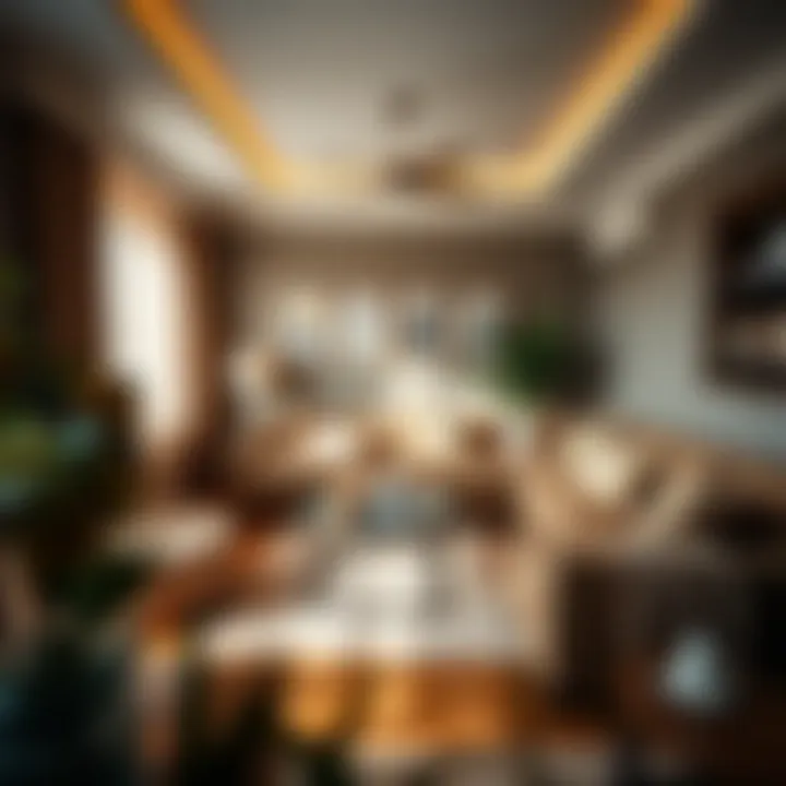 A cozy living room featuring brown furniture and a complementary wall color