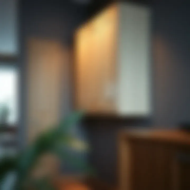 Secure Cabinet Installation Securely mounted cabinet against the wall