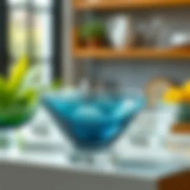 Elegant glass bowls showcasing diverse designs and styles