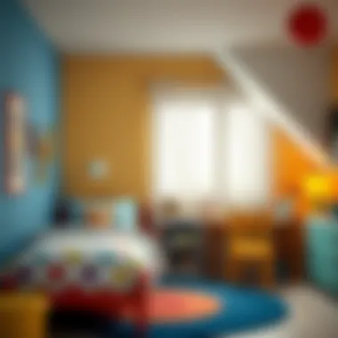 Vibrant Decor Ideas for Kids' Bedrooms Aesthetic and colorful decoration ideas for children's bedrooms