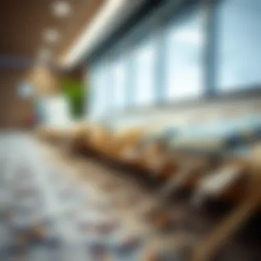 Materials Used in Washable Corridor Carpets Close-up of materials used in washable corridor carpets