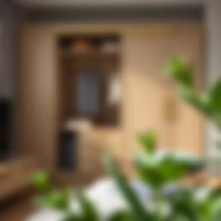 Enhancing Wardrobe Aesthetics with Creative Storage Creative storage solutions enhancing wardrobe appearance