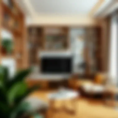 Creative ways to utilize wall space with bookshelves