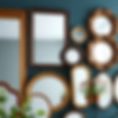 Decorative Mirrors Collection A collection of decorative mirrors in various colors