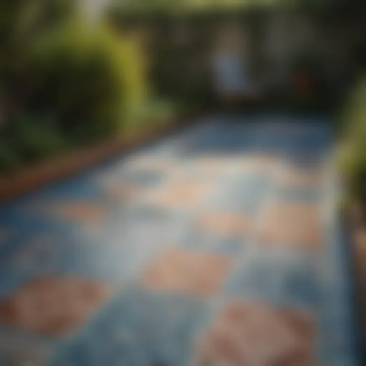 Diverse styles of garden tiles suited for various landscapes