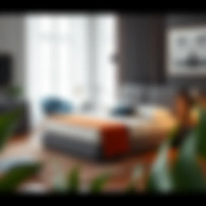 Stylish double bed set with contemporary design