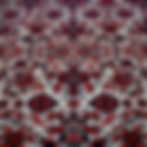 Traditional Handwoven Carpet Patterns Intricate patterns of a traditional handwoven carpet