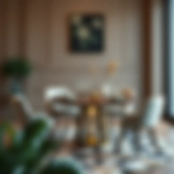 Sophisticated Round Table Setup Elegant round table design