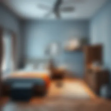 Stylish modern bedroom furniture set for young boys