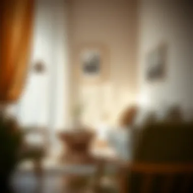 Cozy corner with aesthetic touches