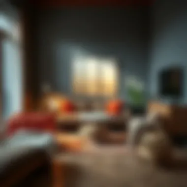 Cozy Home with Artful Decor A cozy home setting filled with artful decor pieces