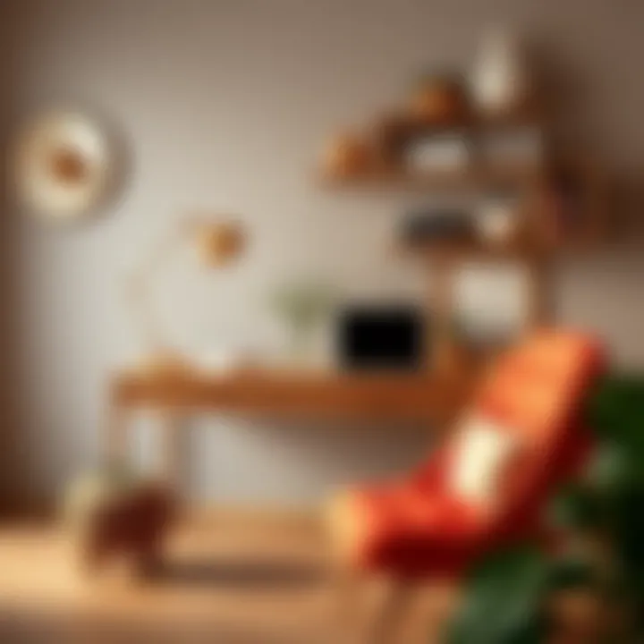 Elegant Strawberry Desk with Functional Design Functional and elegant strawberry desk