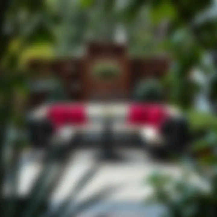 Elegant Garden Seating Design Elegant garden corner seating arrangement