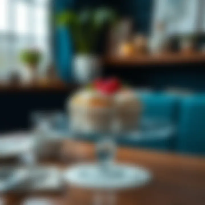 Glass Cupcake Stand Style Stylish cupcake stand made of glass, enhancing interior decor