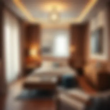 Comfortable Bedroom Furniture Styles Cozy bedroom interior with fashionable furnishings