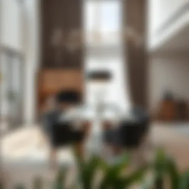 Contemporary Dining Room Design Modern dining room set showcasing versatility