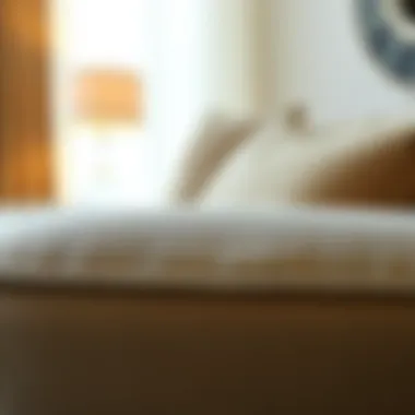 Detailed view of fabric texture used in sofa covers