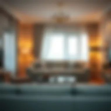 Before and after transformation of a living room with new sofa cover