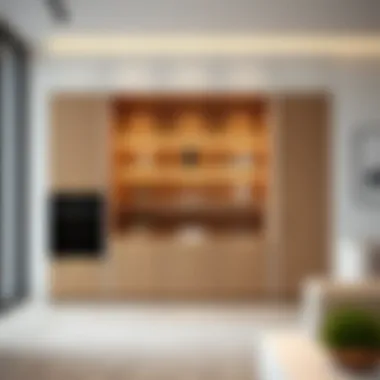 Contemporary multi-functional cabinet design showcasing seamless integration in modern interiors