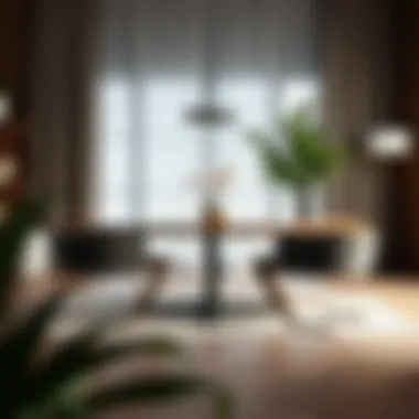 Contemporary Foldable Table with Elegant Décor Contemporary foldable table with elegant décor