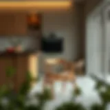 Elegant wooden kitchen chair design