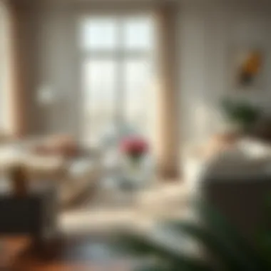 Elegant room setting featuring freshly upholstered furniture