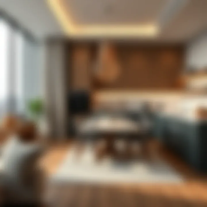 Contemporary Dining Experience in Kitchen Spacious kitchen with a contemporary dining table