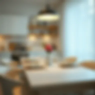 Minimalist Kitchen Table Aesthetics Chic minimalist kitchen table setting