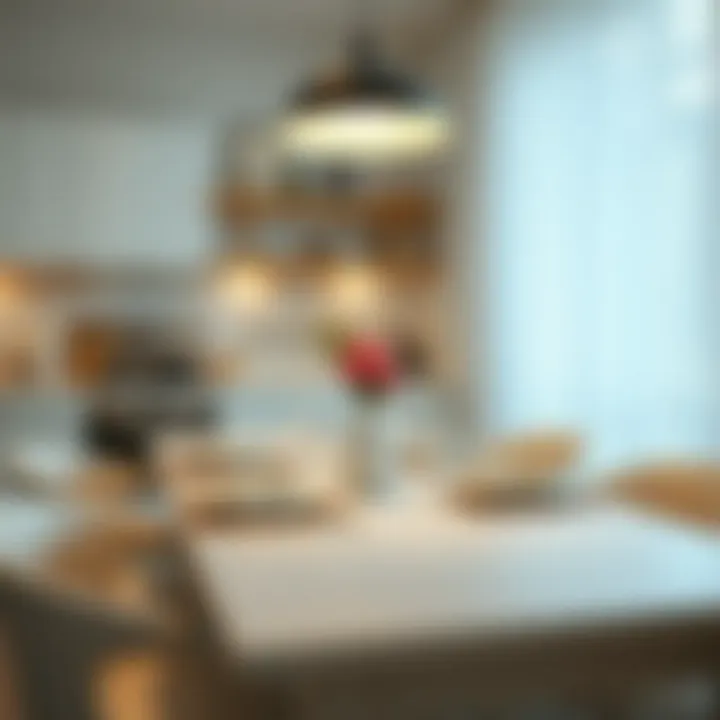 Minimalist Kitchen Table Aesthetics Chic minimalist kitchen table setting