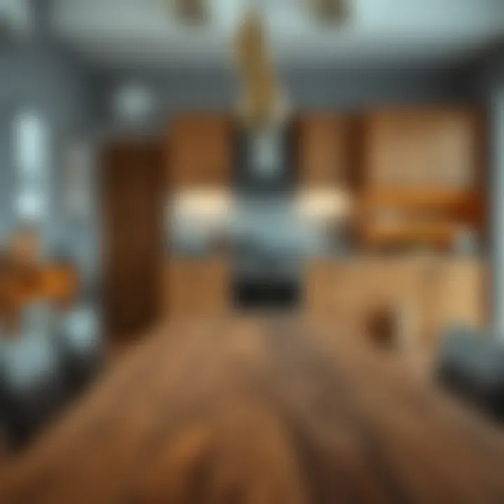 Stylish Wooden Kitchen Table Design Elegant wooden kitchen table in modern decor