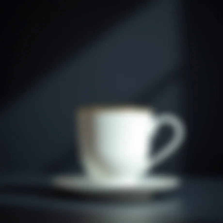 Elegant cup designs showcasing modern aesthetics