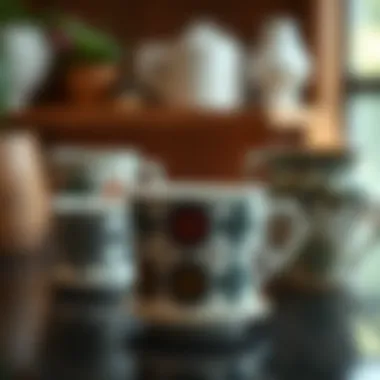 Artistic Ceramic Cups with Unique Patterns Artistic ceramic cups with unique patterns