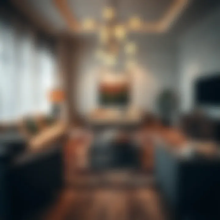 Karabağ Carpet in Contemporary Decor A beautifully decorated modern living room featuring a Karabağ carpet as the centerpiece