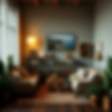 Minimalist Reading Space Concept Minimalist reading space with comfortable seating