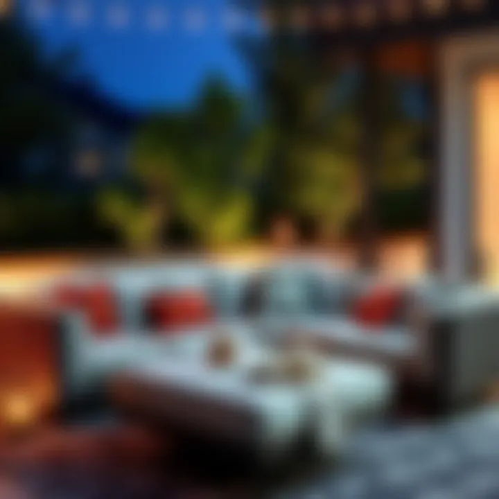 Cozy Outdoor Corner Sofa Cozy outdoor corner sofa with cushions