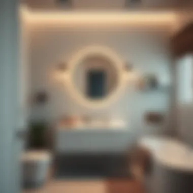 Personalized bathroom design showcasing unique decorative touches.