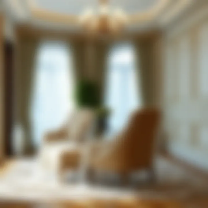 Practical use of transparent chair covers in home decor