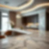 Elegant Quartz Design Elegant quartz countertop showcasing intricate patterns