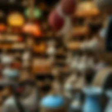 Diverse Selection of Rafya at a Craft Store Wide variety of rafya in a craft store